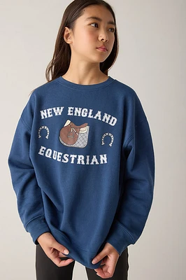 Hello Franki New England Equestrian Sweatshirt for girls