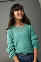 Hello Franki Lucy V-neck Neck Sweater for girls