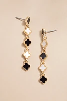Joan Clover Linear Drop Earrings