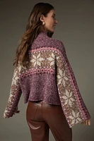Louise Boucle Snowflake Pullover Sweater
