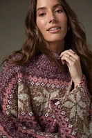 Louise Boucle Snowflake Pullover Sweater