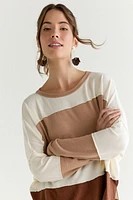 Julie Colorblock Dolman Top