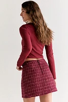 Robyn Tweed Mini Skirt