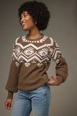 Marilyn Fairisle Pullover Sweater