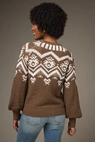 Marilyn Fairisle Pullover Sweater