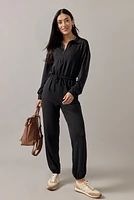 Lucia Zip Upper Cinched Waist Jumpsuit