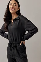 Lucia Zip Upper Cinched Waist Jumpsuit