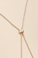 Alexandra Cupchain Tie Long Pendant Necklace