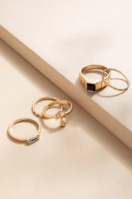 Ivy Mixed Gold Ring Set