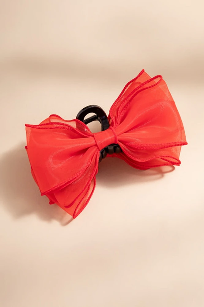 Joetta Chiffon Bow Claw