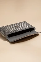 Kathleen Rhinestone Envelope Clutch Bag