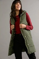 Marian Long Puffer Vest