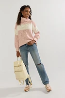 Brenda Turtleneck Chenille Pullover Sweater