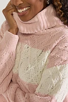 Brenda Turtleneck Chenille Pullover Sweater