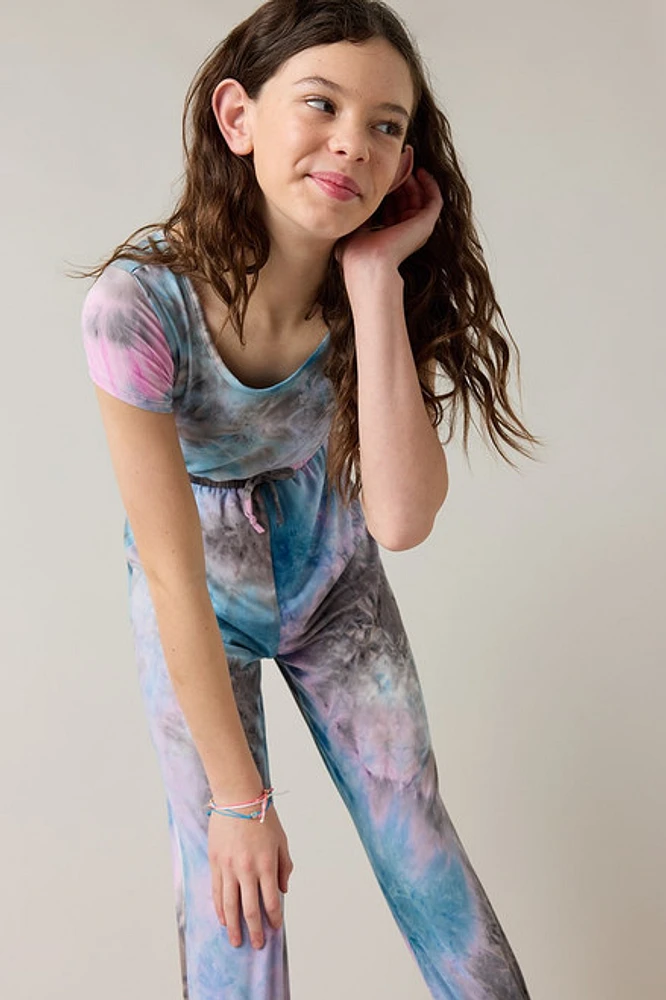 Hello Franki Tie Dye Jumpsuit for girls