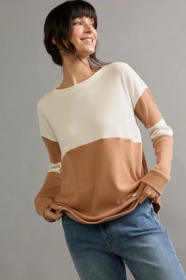 Lynn Color Block Long Sleeve Top