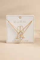 Sparkle Like Champagne Carded Necklace Set