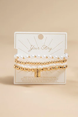 Your Story Strength Carded Layered Bracelet
