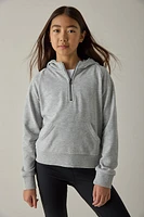 Hello Franki Quarter Zip Pullover for girls