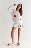 Kelly Heart Wubby Loung Shorts