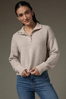 Hannah Snap Button Collar Pullover Sweater