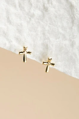 Dawn Gold Dip Stud Earrings