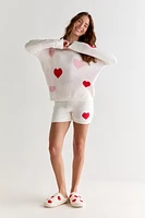 Kelly Heart Wubby Lounge Top