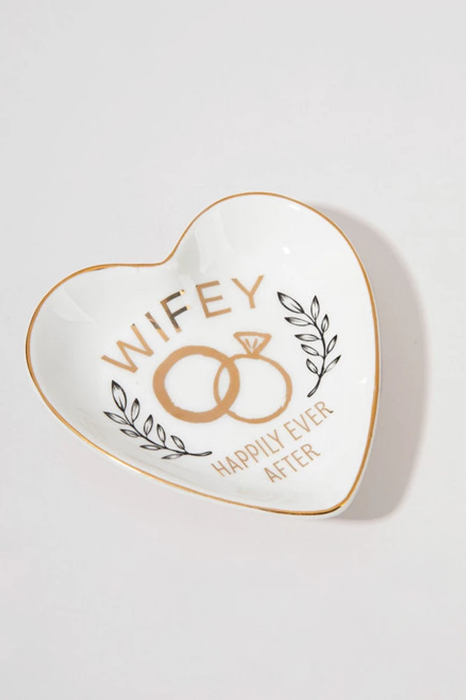 Wifey Happily Ever After Trinket Tray