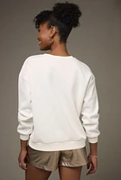 Rockie Mountain Metallic Embroidered Sweatshirt
