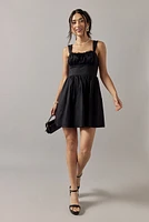 Isabel Ruched Upper Waisted Mini Dress