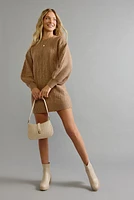 Sheila Cable Knit Sweater Mini Dress