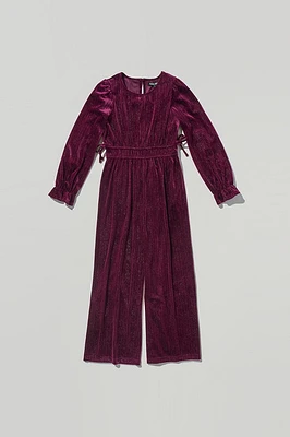 Hello Franki Velvet Party Jumpsuit for girls