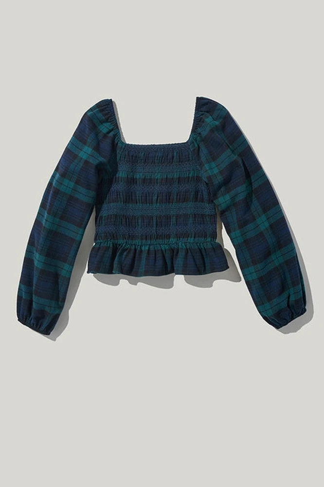 Hello Franki Plaid Katherine Blouse for girls