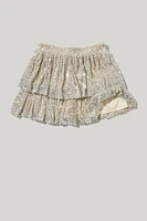 Hello Franki Sequin Tiered Skort for girls