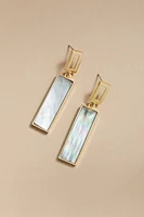 Cathy Abalone Long Bar Drop Earrings