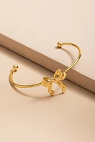 Dana Gold Bow Cuff Bracelet