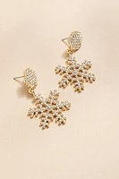 Snowflake Chandelier Earrings