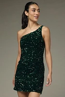 Sherri One Shoulder Sequin Mini Dress