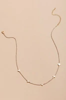 Diane Pave Clover Station Necklace