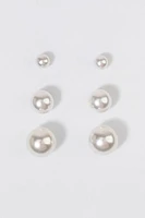 Jeanine Stud Pearl Earrings Set