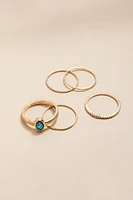 Penny Mixed Style Ring Set