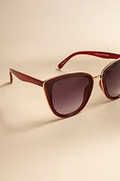 Selby Lens Over Frame Cat Eye Sunglasses