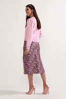 Jackie Ditsy Floral Fitted Midi Skirt