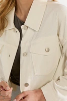 Serena Oversized Corduroy Button Up Shacket