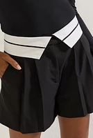 Lana Two Toned Foldover Waist Shorts