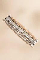 Brenda Glass Beaded Watch Band Bracelet