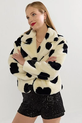 Isabelle All Heart Faux Fur Coat