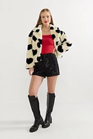 Isabelle All Heart Faux Fur Coat