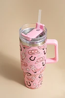 Anita Pink Western 40oz Tumbler