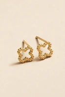 Fay Stainless Steel Clover Stud Earrings
